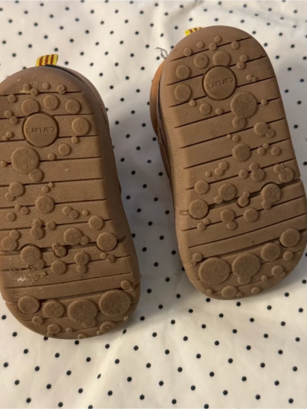Carter's Tan/Brown Velcro Walker Shoes